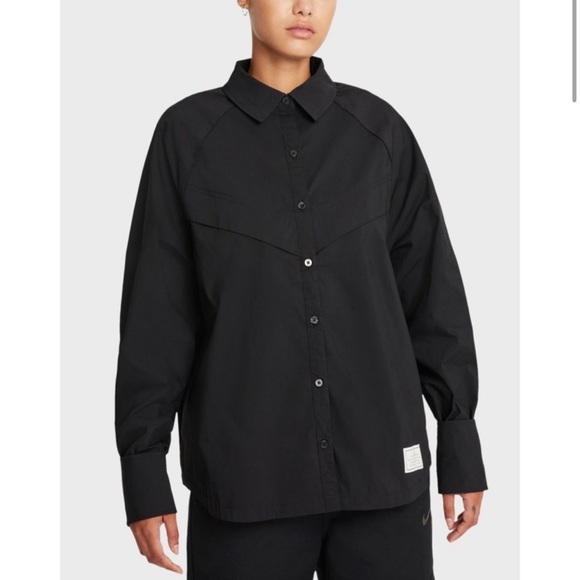 Nike Button-down Icon Clash Long-sleeve Shirt - Picture 1 of 12
